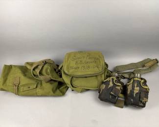 Lot 83 | Utility Backpack Army Cargo Bag & More
