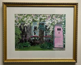 Watercolor print - framed