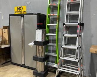 Kobalt Storage Cabinet, Filter and Ladders Orlando Estate Auction