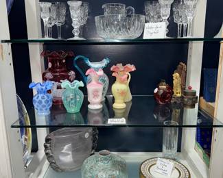 Waterford, Fenton, Tiffany & Co and Baccarat Orlando Estate Auction