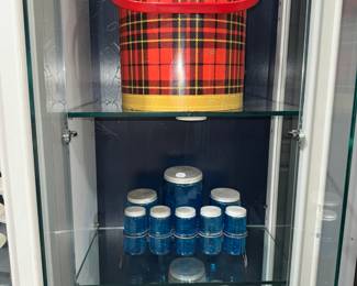 Cooler and Vintage Spice Jars Orlando Estate Auction