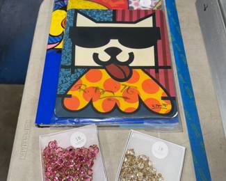 Romero Britto Book and Necklaces Orlando