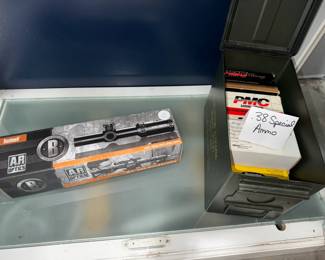 .38 Special Ammo and Bushnell AR Scope Orlando Estate Auction