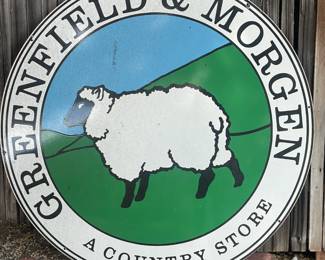 Antique country store sign! 36" across 