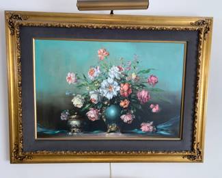 Floral oil painting
