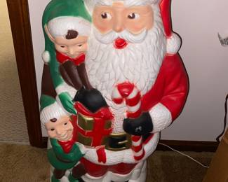 Santa blow mold