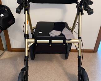 Rolling walker chair