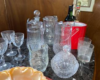 Glass barware /pitchers