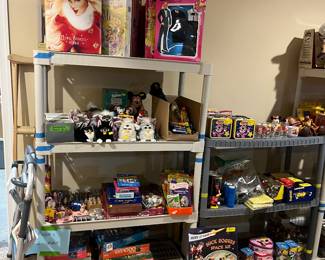 Barbies, Furby’s, puzzles, toys