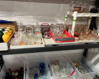 Depression ware, Glassware