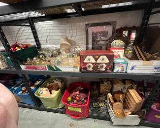 SO MUCH: glass, candles, artwork, wood crafts