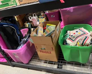 Linens and cleaning products