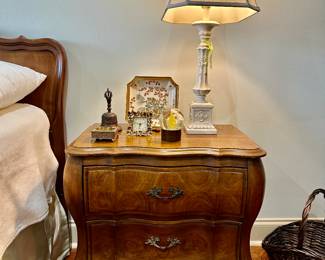 French Provincial bedroom set….two night stands, chest of drawers, dresser, and a king bed (all selling separately)