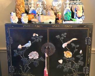 Asian-designed storage chest is as nice on the inside as the outside.  