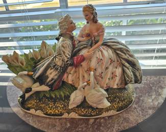 Large Mollica porcelain piece