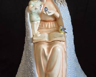 Vintage 1950s MJ Hummel Goebel "Flowers Madonna and Child"