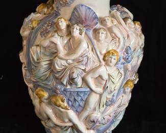 Vintage Capodimonte vase