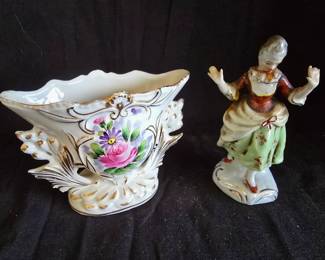 Weisley China Hand Painted - Figurine marked made in Occupied Japan