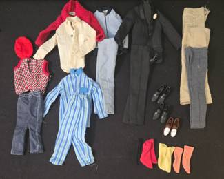 Vintage Ken's wardrobe