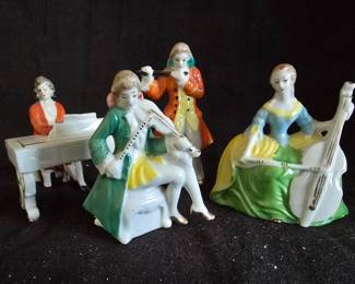 Vintage bone China 5-piece ensemble (small) 