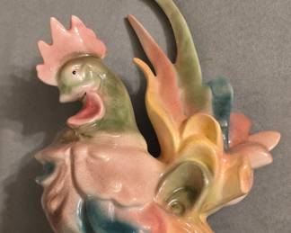 vintage ceramic rooster