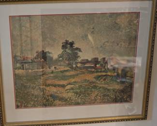 Large selection of framed wall art