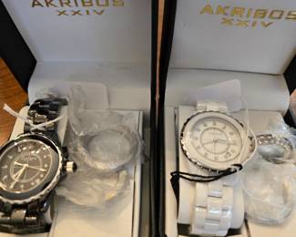 Akribos his and hers watches