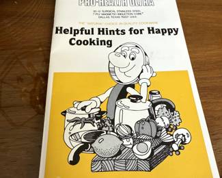 We even have the book that goes with them!  Pro-Health Ultra Surgical Stainless-Steel cookware ... we have the whole set!