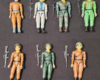 vintage 1980s GI Joe knock-offs