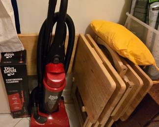 TV Trays, dirt devils 