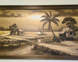 Very large scale vintage art 