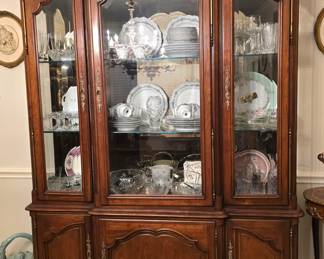 Century Furniture lighted China cabinet - great quality.  Very nice! 