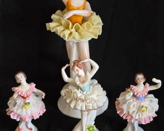 Bone China Lace ballerinas