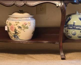 Oriental ceramic pots