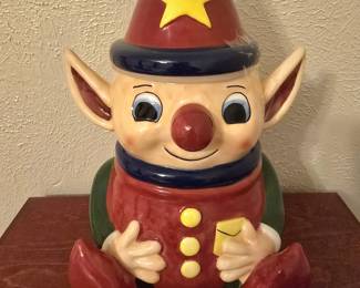 "Kit the Elf" - Macy's 90th Thanksgiving Day Parade commemorative Cookie Jar - marked #118 of 1200