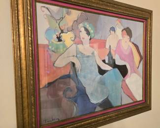 "In the Loung" by Itzchak Tarkay 