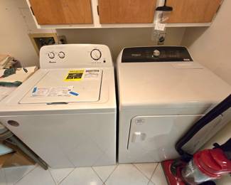 Amana washer, whirlpool gas dryer