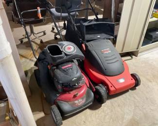 GAS AND ELECTRIC LAWN MOWERS