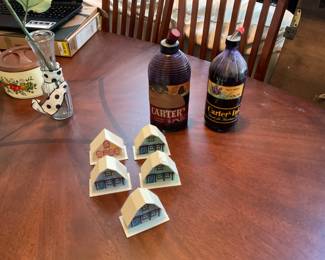 VINTAGE INK BOTTLES