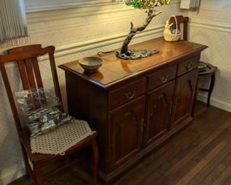 Jamestown Sterling Server, Tiffany Style Lamp