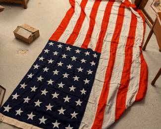 1940s WWII Era 48 Star Flag 112" x 60"