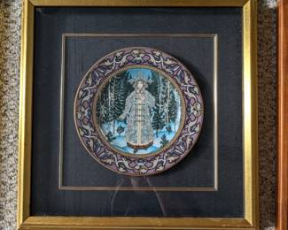 Russian Fairy Tales Snow Maiden Plate
