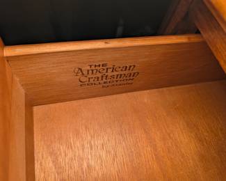 Stanley American Craftsman Dresser with Mirror