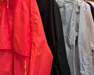 Men’s button down shirts (medium), ladies jackets - these are medium and large 