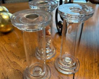 Acrylic candlesticks 