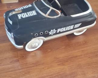Police pedal car