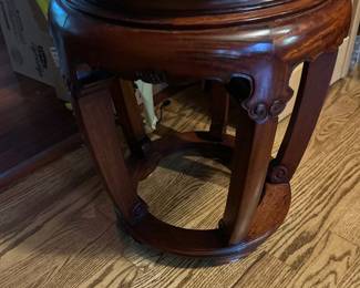 Round side table