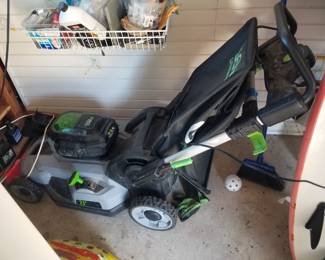 EGO battery operated lawn mower