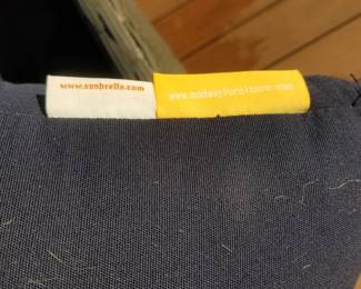 Sunbrella cushions; new in bag cushions available 