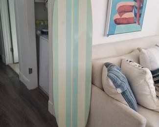 Surfboard wall art